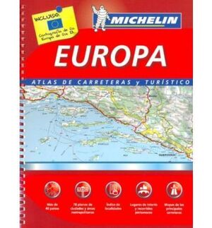 EUROPA MICHELIN MAPA CARRETERAS ANILLAS (25 PAISES)