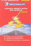 MAPA (713) GRAN BRETAÑA - IRLANDA MICHELIN 2009 DESPLEGABLE.
