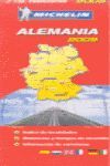 MAPA  (718) ALEMANIA MICHELIN 2009. DESPLEGABLE 1:750.000