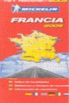 MAPA (721) FRANCIA. MICHELIN 2009 DESPLEGABLE. 1:1.000.000