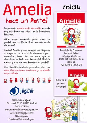 AMELIA HACE UN PASTEL