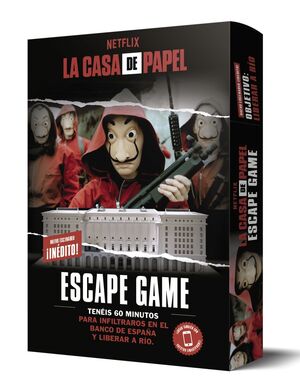 LA CASA DE PAPEL. ESCAPE GAME. OBJETIVO: LIBERAR A RÍO