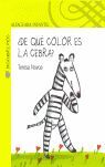 ¿DE QUE COLOR ES LA CEBRA?