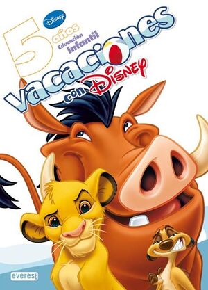 VACACIONES CON DISNEY. 5 AÑOS. EDUCACIÓN INFANTIL