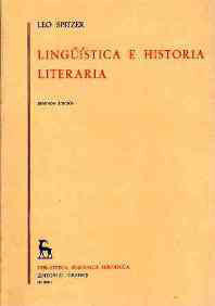 LINGUISTICA E HISTORIA LITERARIA