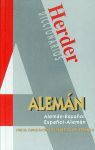 DICCIONARIO MODERNO HERDER ALEMÁN-ESPAÑOL, ESPAÑOL-ALEMÁN