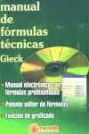 MANUAL DE FORMULAS TÉCNICAS (+ CD)