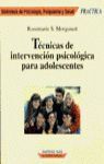 TÉCNICAS DE INTERVENCIÓN PSICOLÓGICA PARA ADOLESCENTES