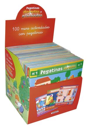 ESTUCHE 100 MINIACTIVIDADES CON PEGATINAS DORADAS (50 TÍTULOS)