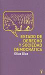 ESTADO DE DERECHO Y SOCIEDAD DEMOCRÁTICA