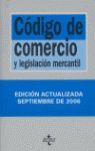 CÓDIGO DE COMERCIO Y LEGISLACIÓN MERCANTIL