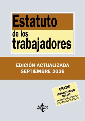 ESTATUTO DE LOS TRABAJADORES - ACTUALIZADA 2026