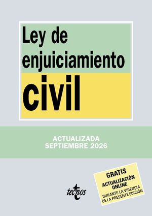 LEY DE ENJUICIAMIENTO CIVIL - ACTUALIZADA 2026