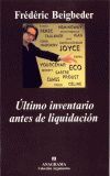 ÚLTIMO INVENTARIO ANTES DE LIQUIDACIÓN