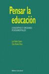 PENSAR LA EDUCACIÓN