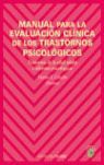 MANUAL PARA LA EVALUACIÓN CLÍNICA DE LOS TRASTORNOS PSICOLÓGICOS
