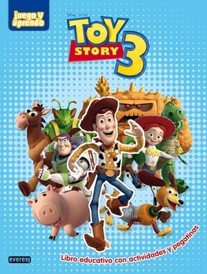 TOY STORY 3. LIBRO EDUCATIVO CON ACTIVIDADES Y PEGATINAS