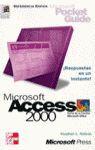 REFERENCIA RÁPIDA DE MICROSOFT ACCESS 2000