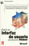 DISEÑO DE INTERFAZ DE USUARIO PARA APLICACIONES WINDOWS