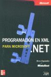 PROGRAMACIÓN EN XML PARA MICROSOFT.NET