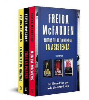 PACK FREIDA MCFADDEN (CONTIENE: LA MUJER DE ARRIBA  TRAS LA PUERTA  NUNCA MIEN