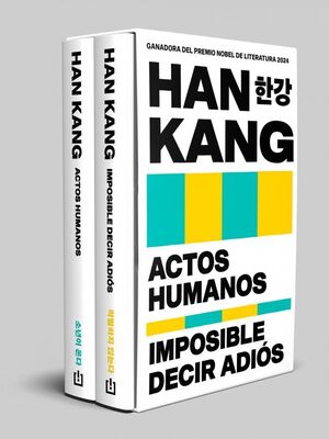 ESTUCHE HAN KANG: CONTIENE IMPOSIBLE DECIR ADIÓS  ACTOS HUMANOS