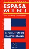 DICCIONARIO MINI ESPAÑOL-FRANCÉS / FRANCÉS-ESPAÑOL