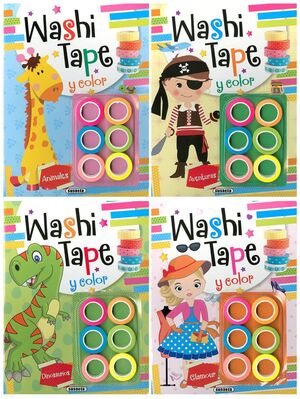 WASHI TAPE Y COLOR.  AVENTURAS