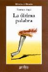 LA ÚLTIMA PALABRA