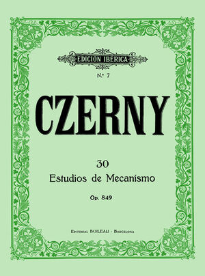 30 ESTUDIOS DE MECANISMO, OP. 849