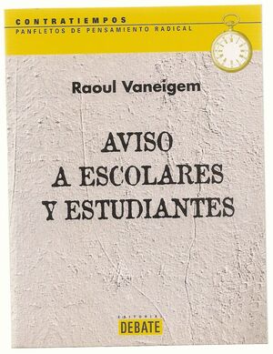 AVISO A ESCOLARES Y ESTUDIANTES