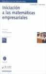 INICIACIÓN A LAS MATEMÁTICAS EMPRESARIALES