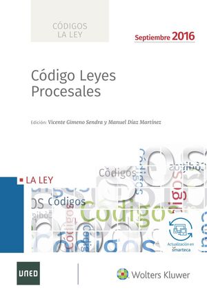 CÓDIGO LEYES PROCESALES 2016