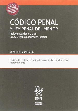 CÓDIGO PENAL Y LEY PENAL DEL MENOR