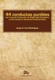 44 CONDUCTAS PUNIBLES CON LA LEY DE PROTECCIÓN DE LA SEGURIDAD CIUDADANA Y CINCO