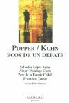 POPPER/KUHN. ECOS DE UN DEBATE