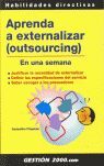 APRENDA A EXTERNALIZAR (OUTSOURCING)