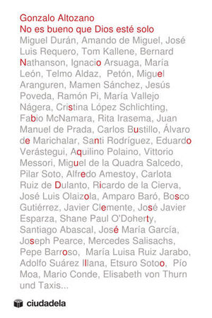 NO ES BUENO QUE DIOS ESTÉ SOLO