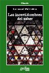 LAS INCERTIDUMBRES DEL SABER