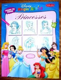 APRENDE A DIBUJAR PRINCESAS DISNEY