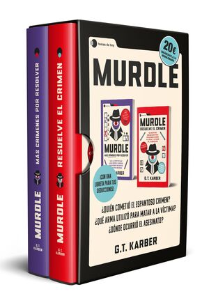 ESTUCHE MURDLE: VOL. 1 + VOL. 2 + LIBRETA DE DEDUCCIONES