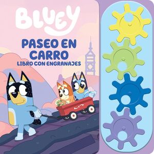 BLUEY: PASEO EN CARRO - LIBRO DE ACTIVIDAD CON ENGRANAJES - PI KIDS